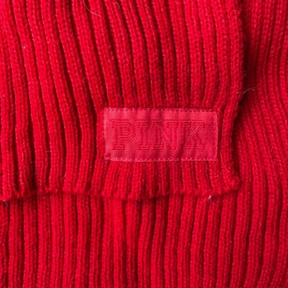 PINK Victoeria's Secret Red Scarf - Picture 3 of 3